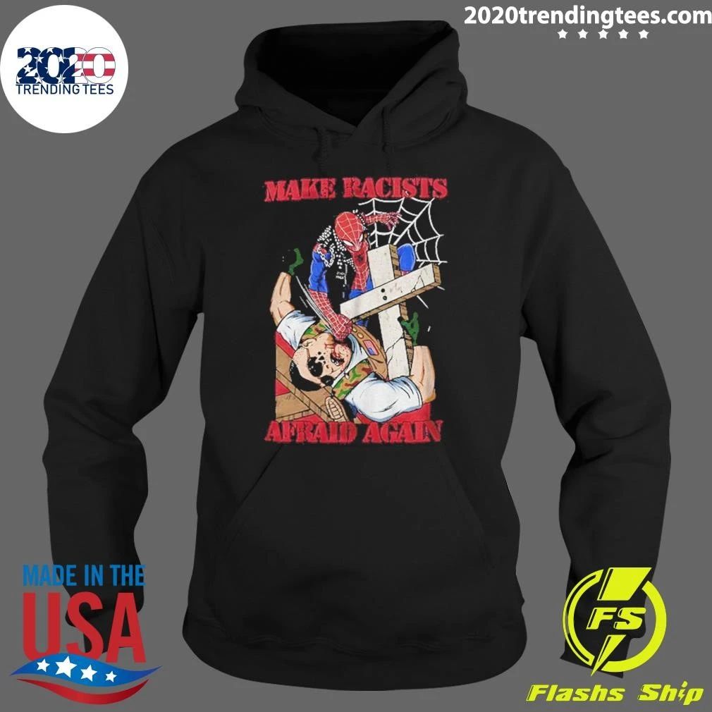 The Amazing Minneapolis Spider-man Punch Nazis Make Racists Afraid Again Shirt