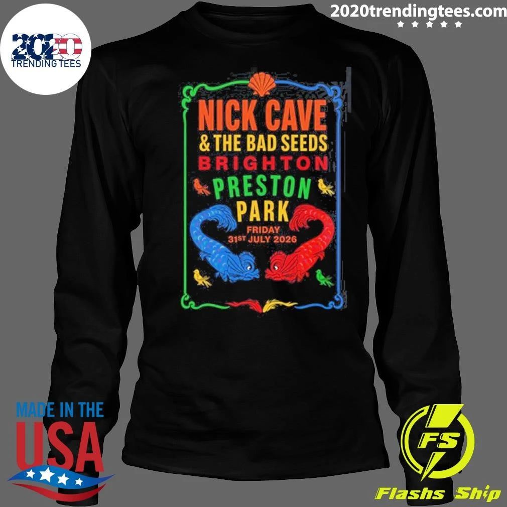 Nick Cave and The Bad Seeds Brighton Preston Park Friday 31st July 2026 Shirt