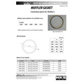 HKS Muffler Gasket 75mm ID 83.8mm OD | 34001-AK025