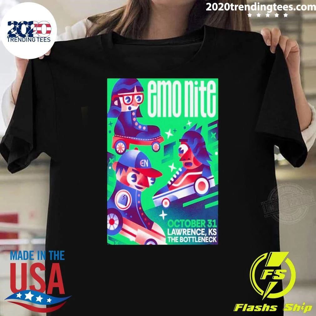 Emo Nite Halloween Show In Lawrence KS On October 31 2026 Poster Shirt