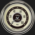 Classic Instruments Nostalgia VT 2 5/8″ Fuel Pressure Gauge, 100 PSI