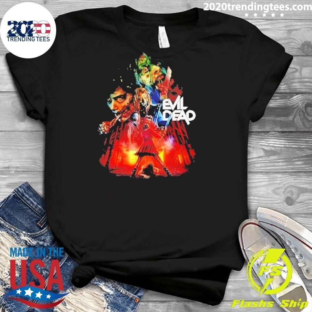 Evil Dead Horror Movie Cult Classic Chainsaw Shirt