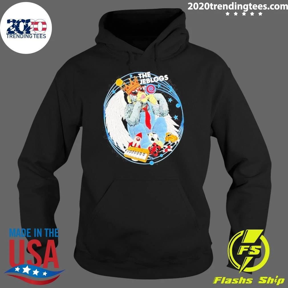 The Jeblogs Monkey With Crown And Wings Shirt