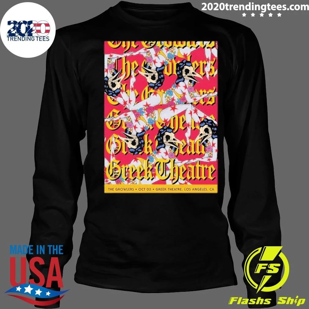 The Growlers Los Angeles Tour On October 3 2026 Shirt