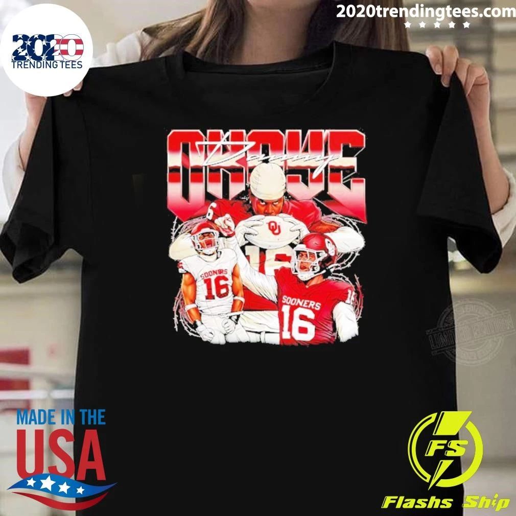 Danny Okoye Oklahoma Sooners Football Player Collage Shirt