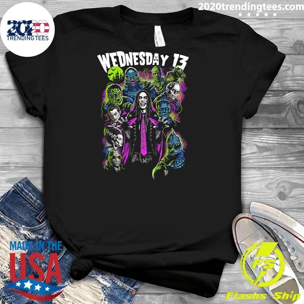 Wednesday 13 Halloween Duke of Spook Universal Monsters Shirt