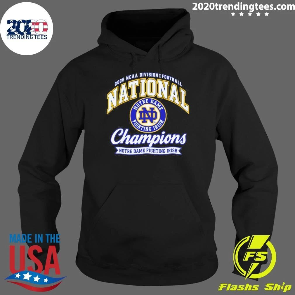 Notre Dame Fighting Irish 2026 Ncaa Football National Champions Shirt