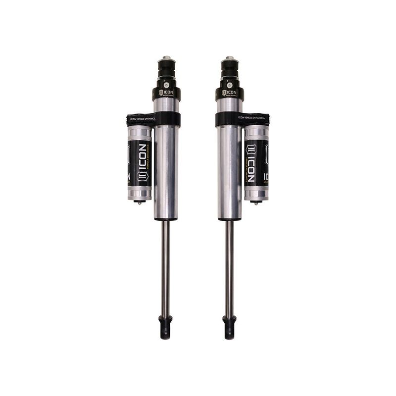 Icon 2.5 Piggyback Reservoir Shocks Front Pair for 2001-2006 GMC Sierra 3500