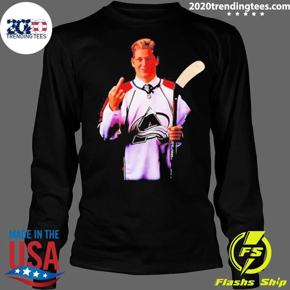 Nathan Mackinnon Colorado Avalanche Hockey Middle Finger 2026 Shirt