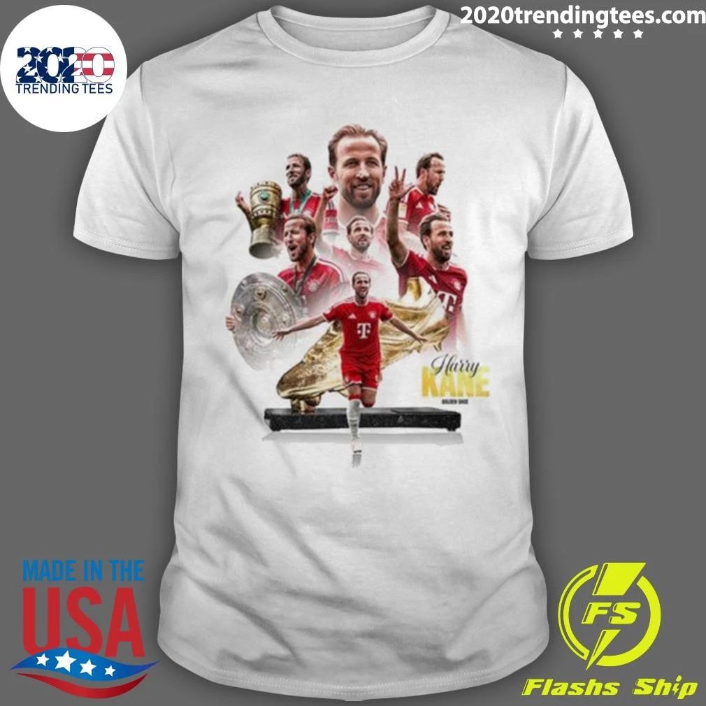 Congrats Harry Kane FC Bayern Munich Golden Shoes Winner 2026 The Best Player In The World Shirt