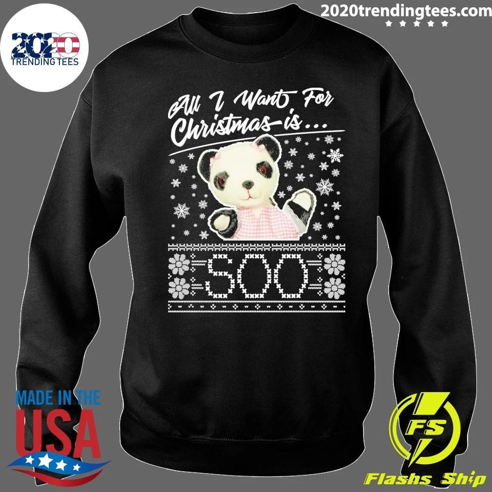 Sooty Christmas All I Want For Christmas Is Soo Panda Shirt
