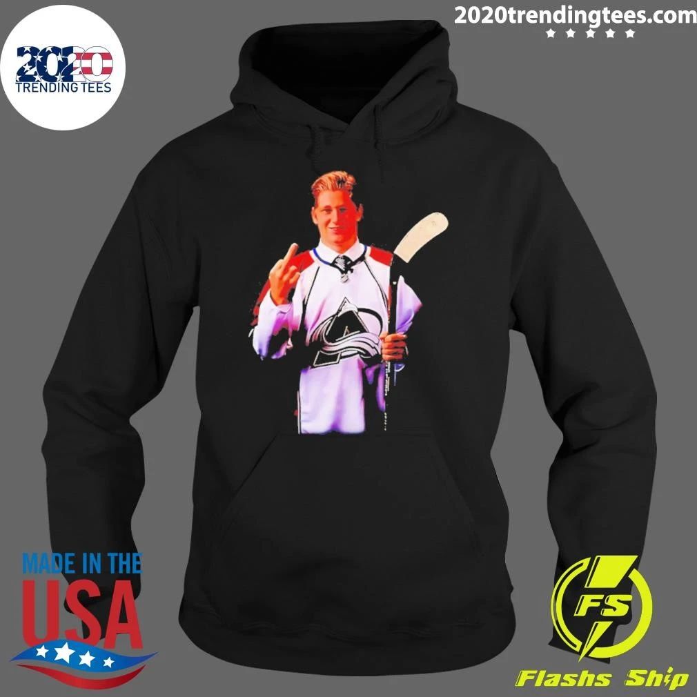Nathan Mackinnon Colorado Avalanche Hockey Middle Finger 2026 Shirt