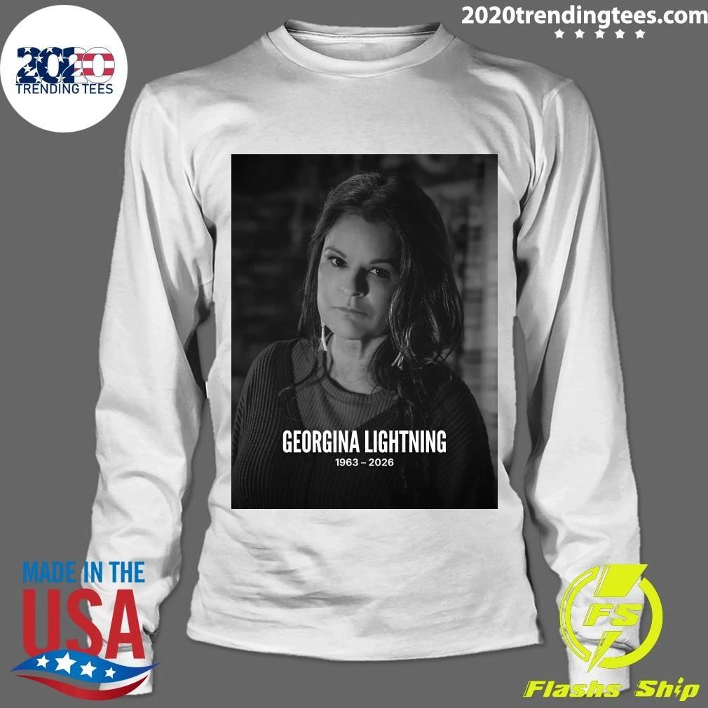 Rip Georgina Lightning 1963-2026 Shirt