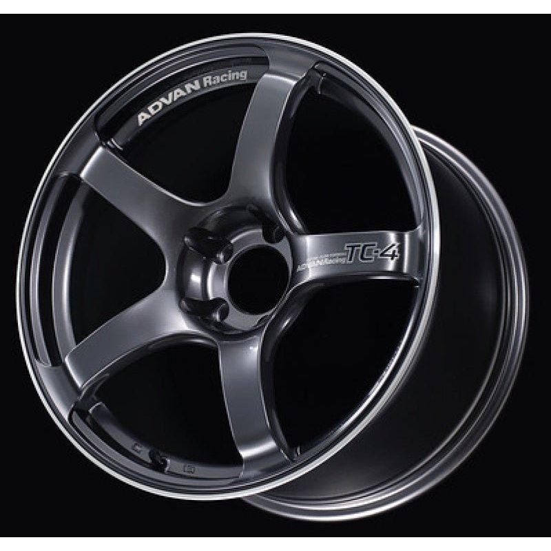 Advan TC4 17×8.0 +45 5×114.3 Racing Gunmetallic and Ring Wheel