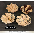 Set of 4 Stylish Stacked Bowl Designs #2 Pattern – Downloadable