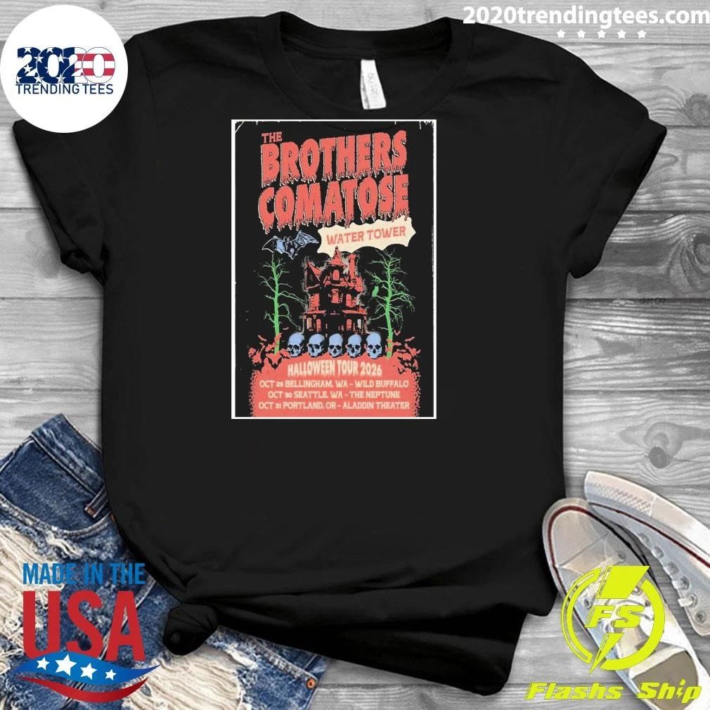 The Brothers Comatose Water Tower Halloween 2026 Tour Shirt