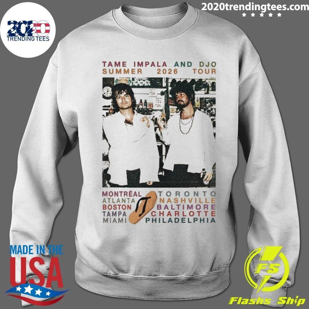 Tame Impala And Djo The Deadbeat Tour 2026 Shirt