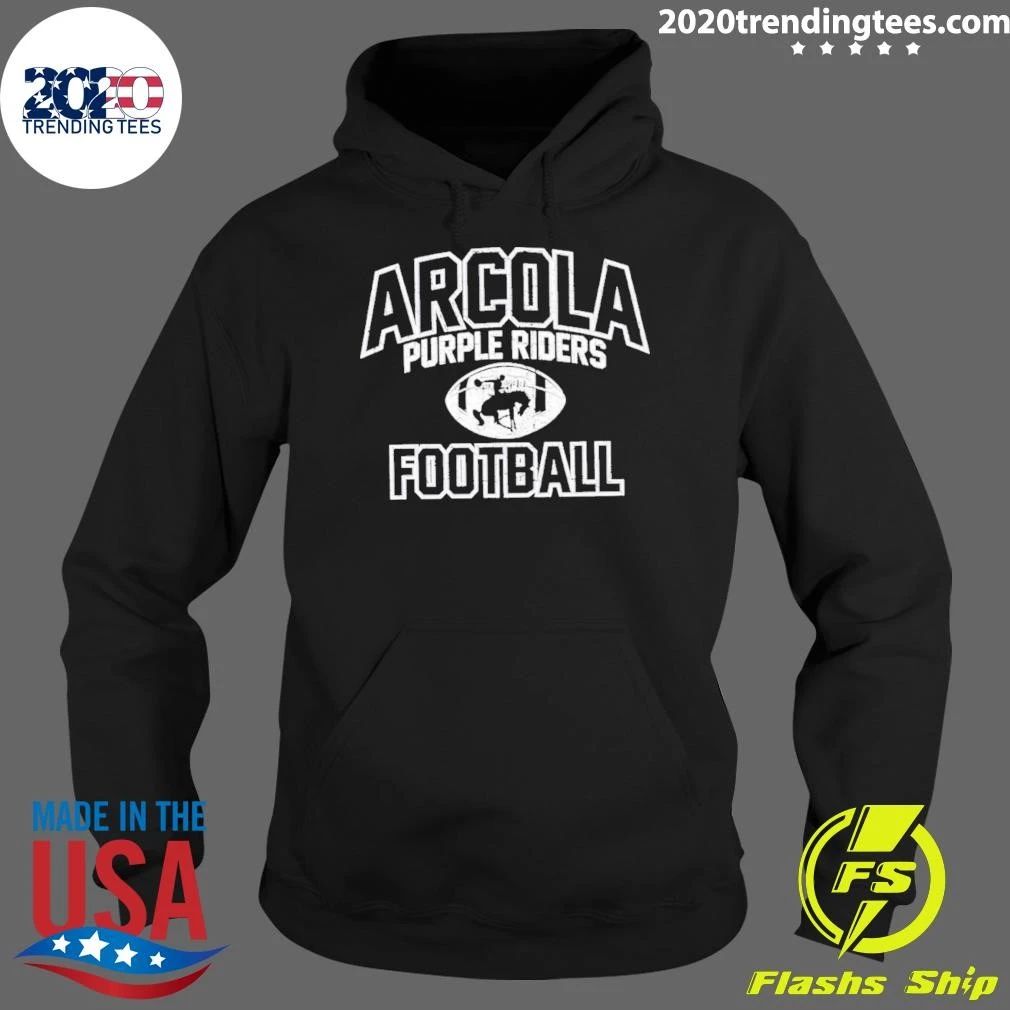 Arcola Purple Riders Football Logo 2026 Shirt