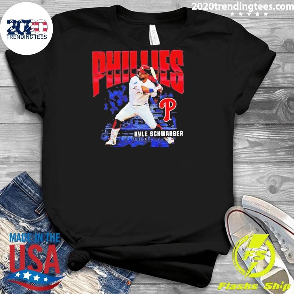 Philadelphia Phillies Kyle Schwarber Enlarged Player Graphic Shirt