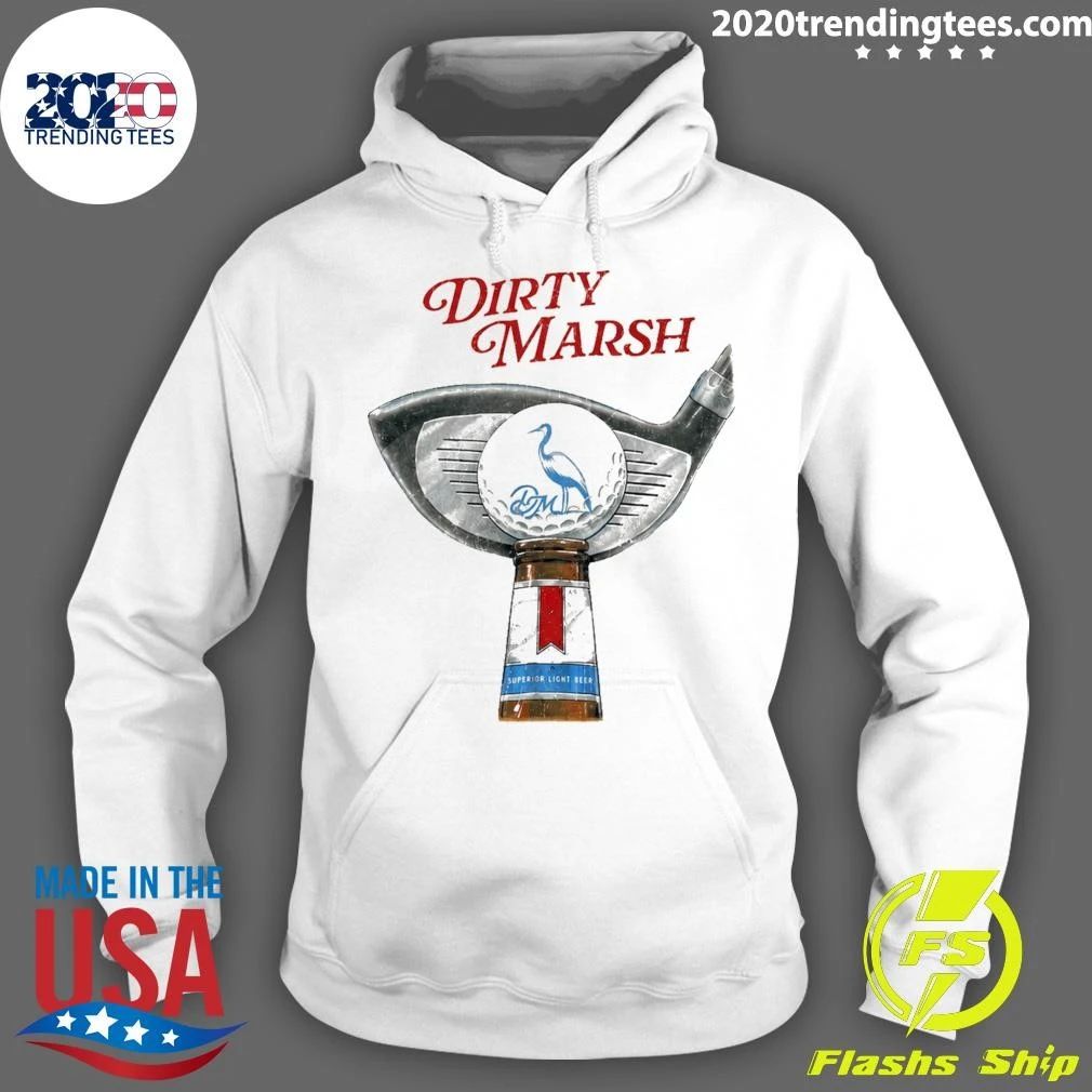 Dirty Marsh Superior Light Beer Golf Shirt