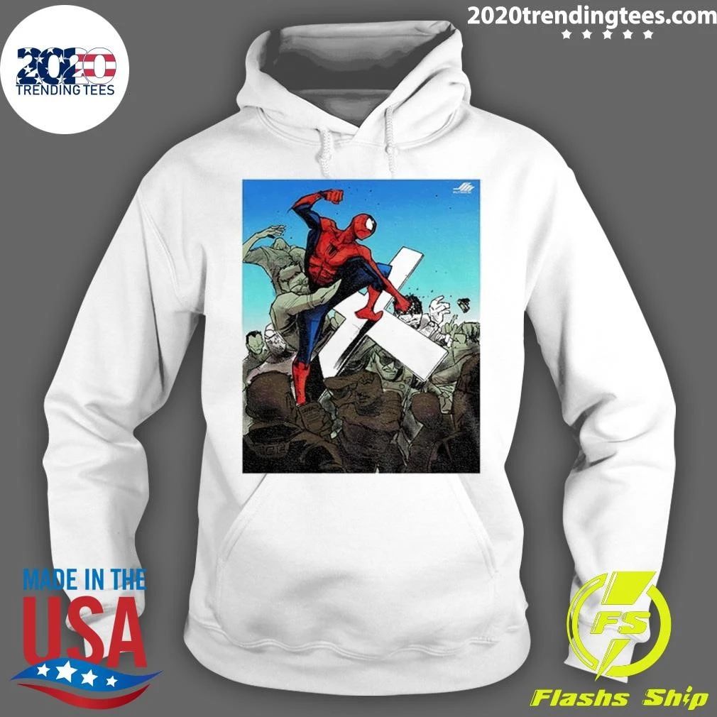 Never Give Up Spider-man Minnesotapolis Punch Nazis Police Shirt