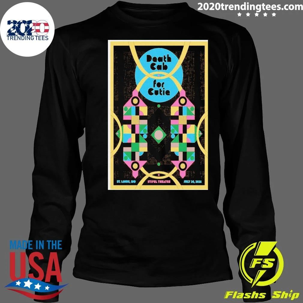 Death Cab For Cutie July 24 2026 Stifel Theatre. St Louis Shirt