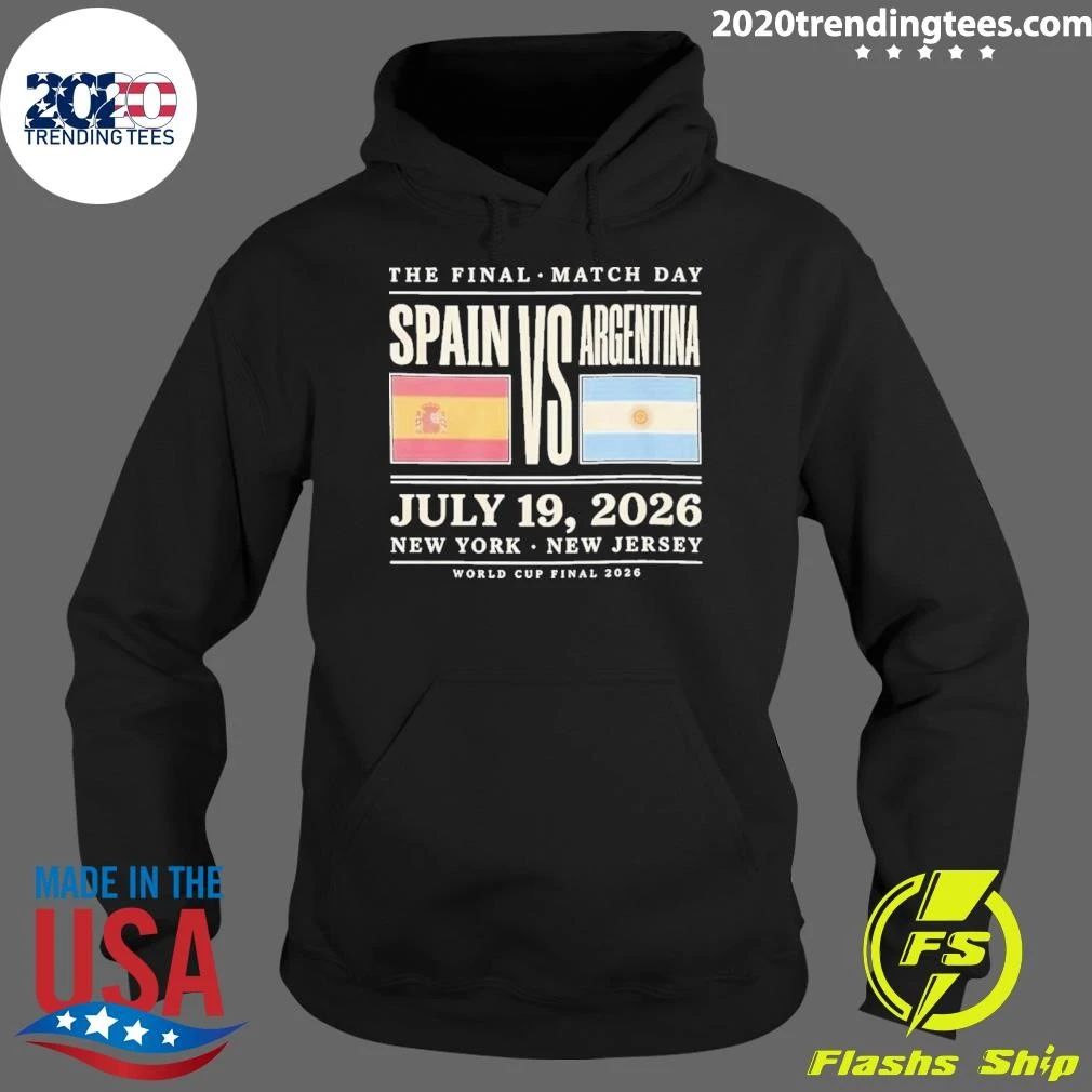 Spain Vs Argentina World Cup Final 2026 Championship Match Shirt