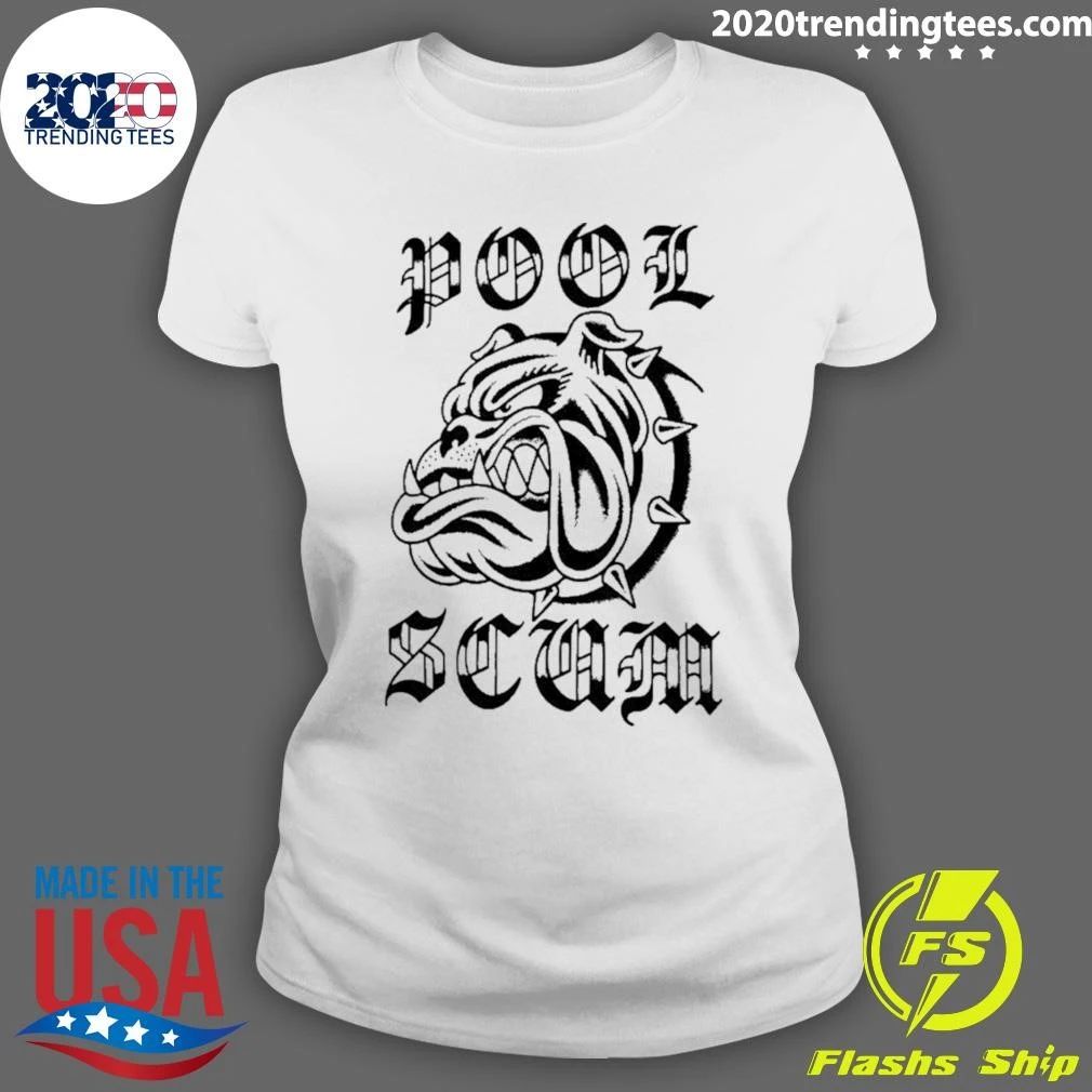 Pool Scum Bulldog Skateboarding Streetwear Shirt