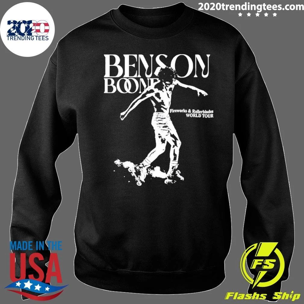 Benson Boone Fireworks And Rollerblades World Tour 2026 Vintage Shirt