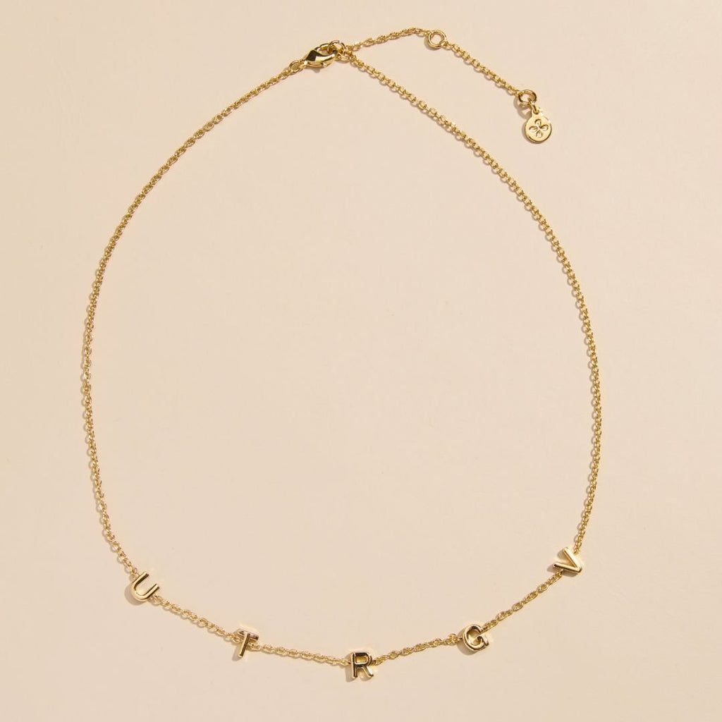 UTRGV Initial Necklace