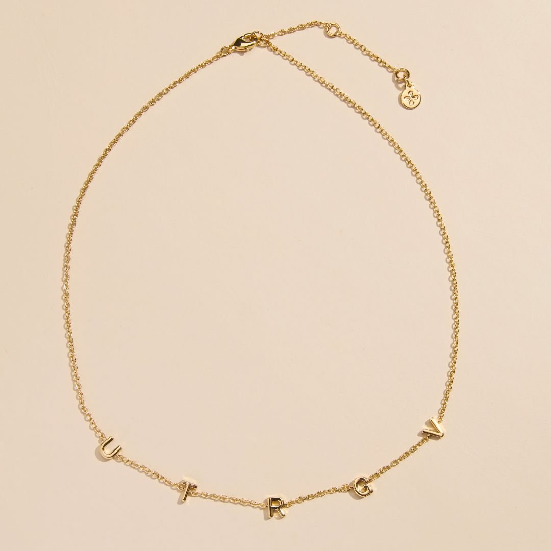UTRGV Initial Necklace