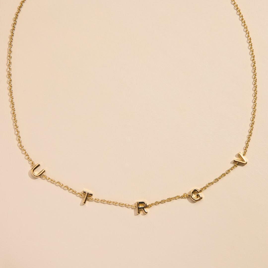 UTRGV Initial Necklace