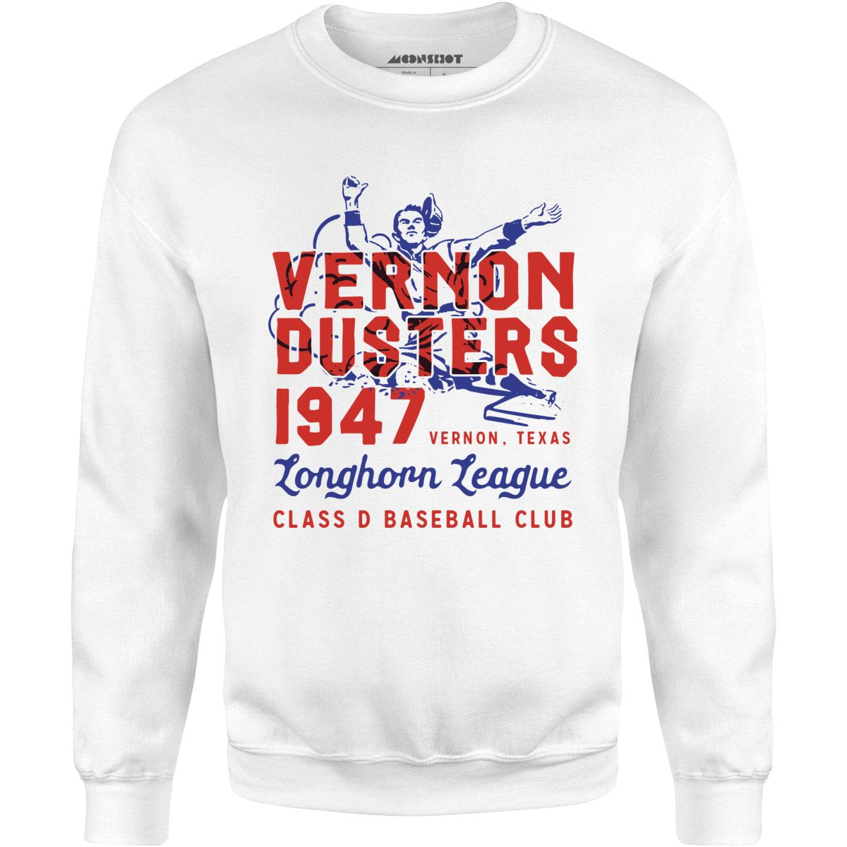 Vernon Dusters - Texas - Vintage Defunct Baseball Teams - Unisex