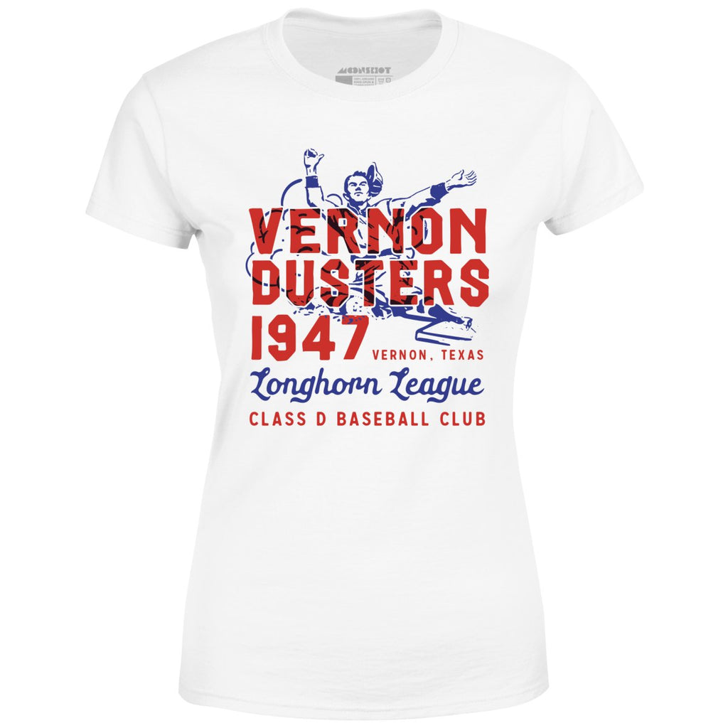 Vernon Dusters - Texas - Vintage Defunct Baseball Teams - Women's