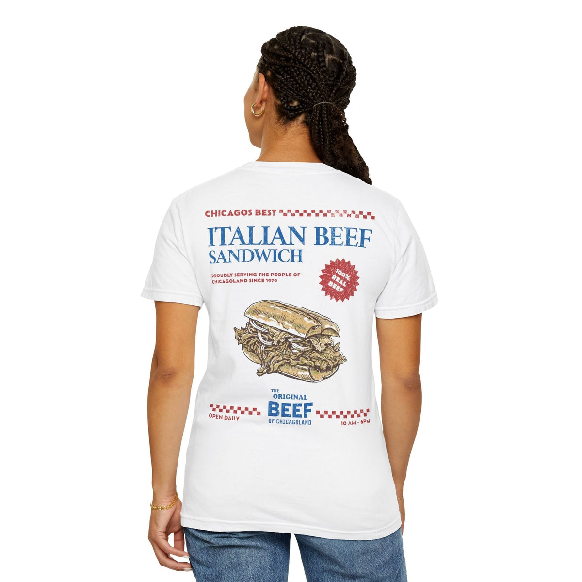 Vintage Chicagoland Italian Beef Sandwich Retro .