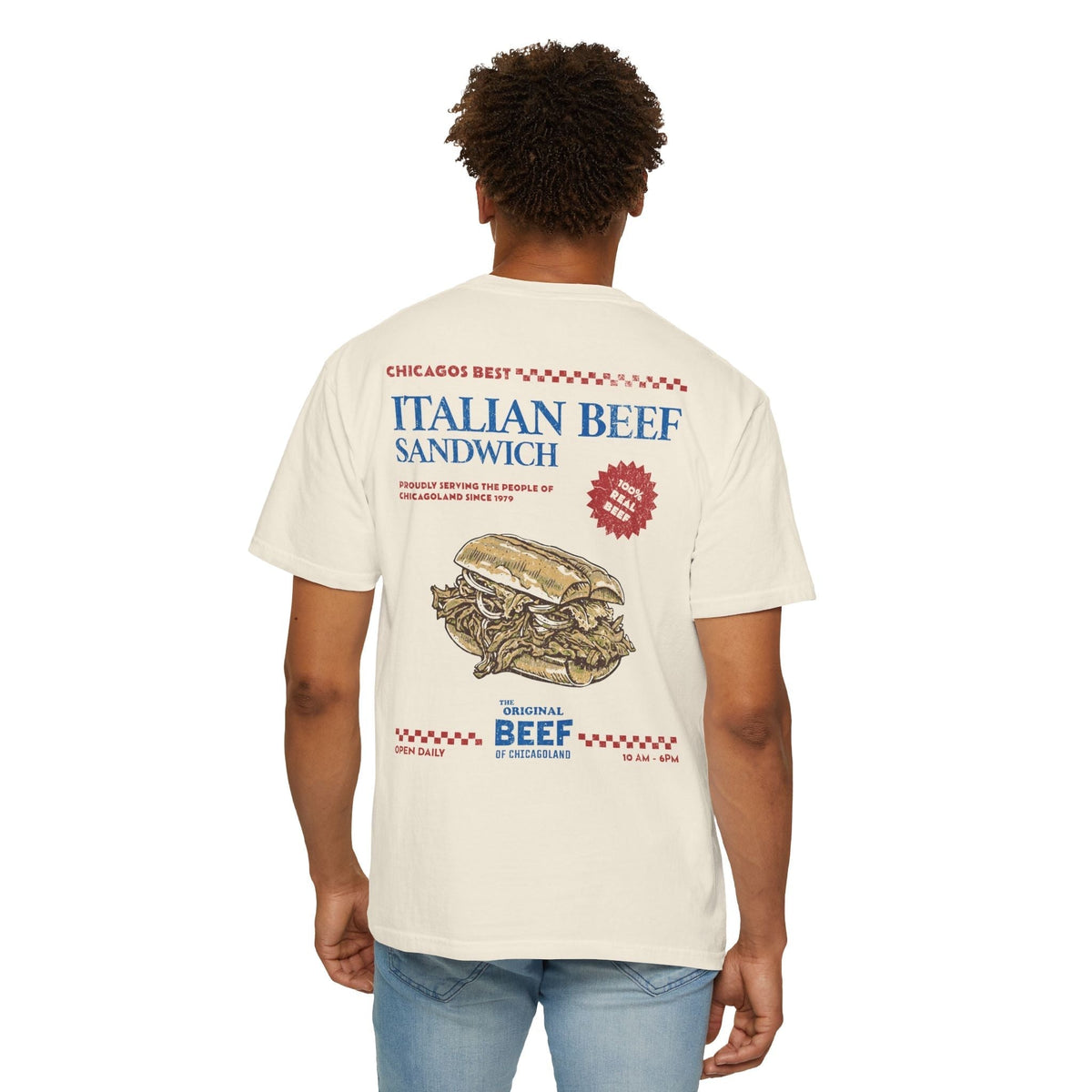 Vintage Chicagoland Italian Beef Sandwich Retro .