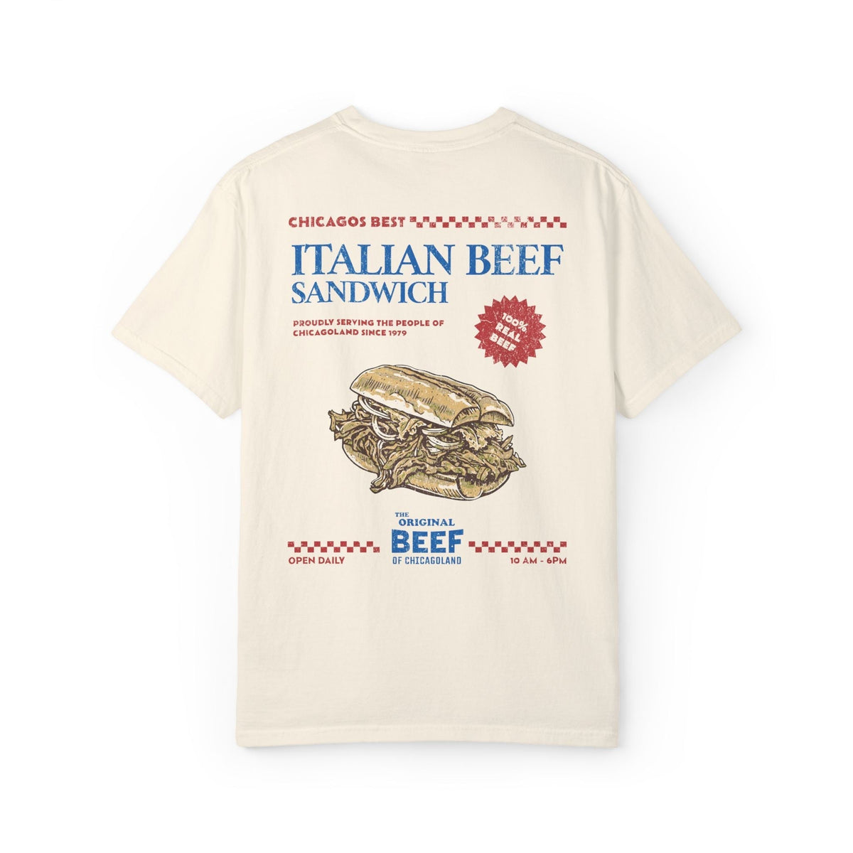 Vintage Chicagoland Italian Beef Sandwich Retro .