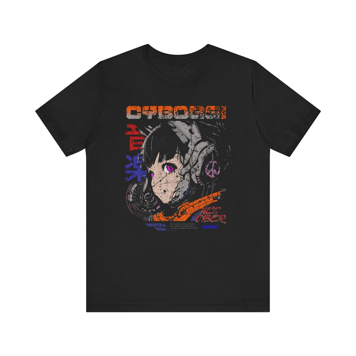 Vintage CYBORG . Retro Graphic Tee. Manga Anime Lovers Tee.