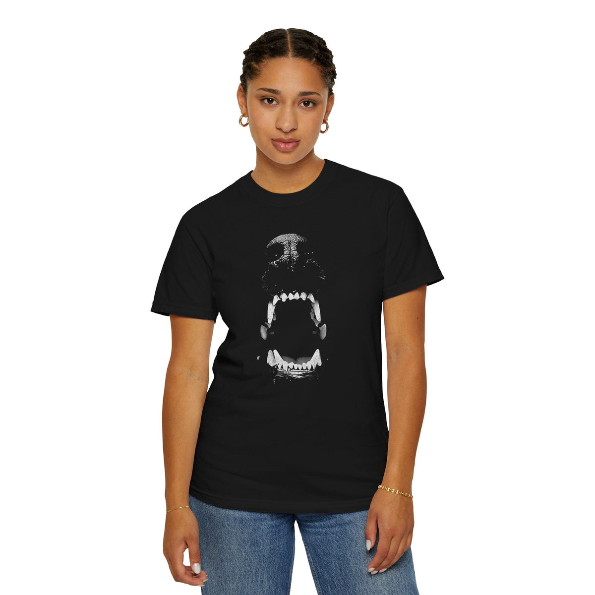 Vintage Doberman Teeth Retro .