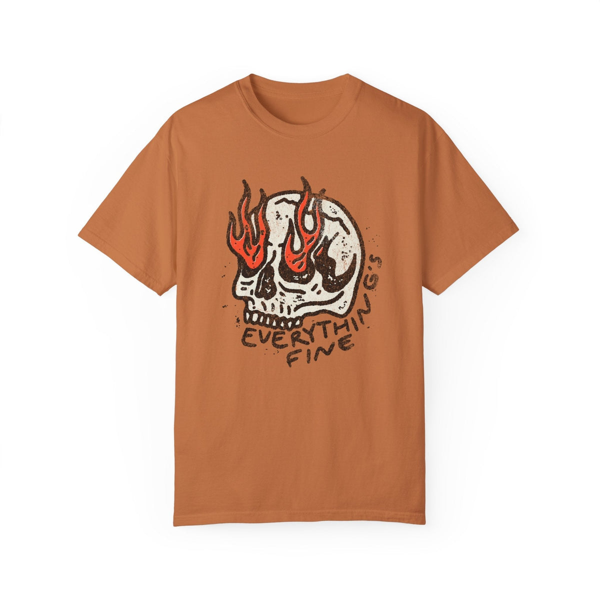 Vintage Everything's Fine Funny Retro Graphic