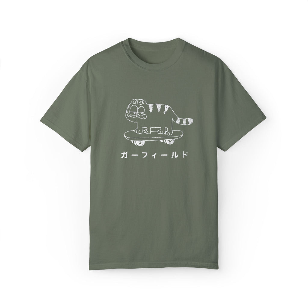 Vintage Garf Cat Japanese Retro Graphic Tee.