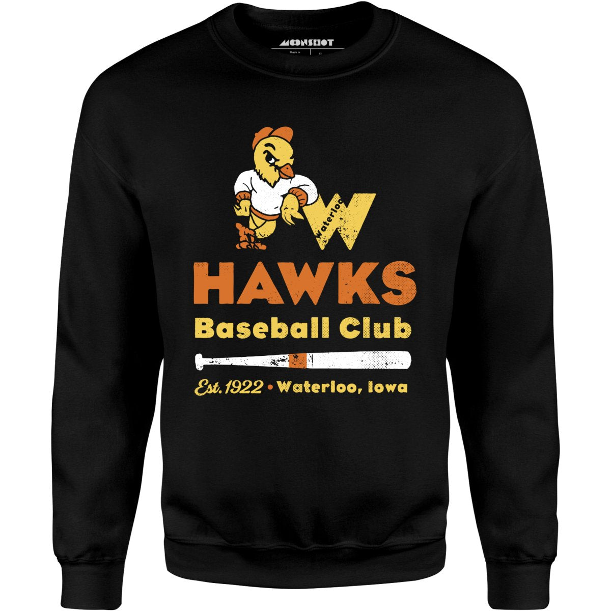 Waterloo Hawks - Iowa - Vintage Defunct Baseball Teams - Unisex