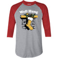 Well Hung Christmas - 3/4 Sleeve Raglan