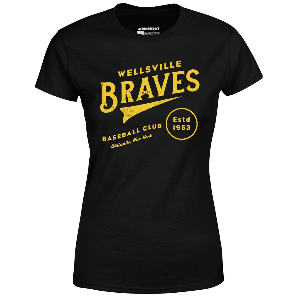 Wellsville Braves - New York - Vintage Defunct Baseball Teams - Women's