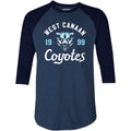 West Canaan Coyotes - 3/4 Sleeve Raglan