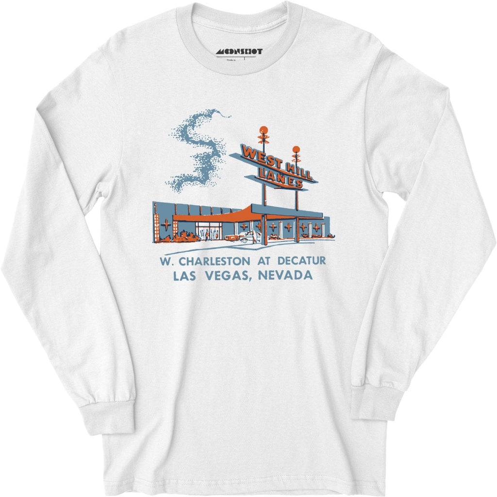 West Hill Lanes - Las Vegas, NV - Vintage Bowling Alley - Long Sleeve