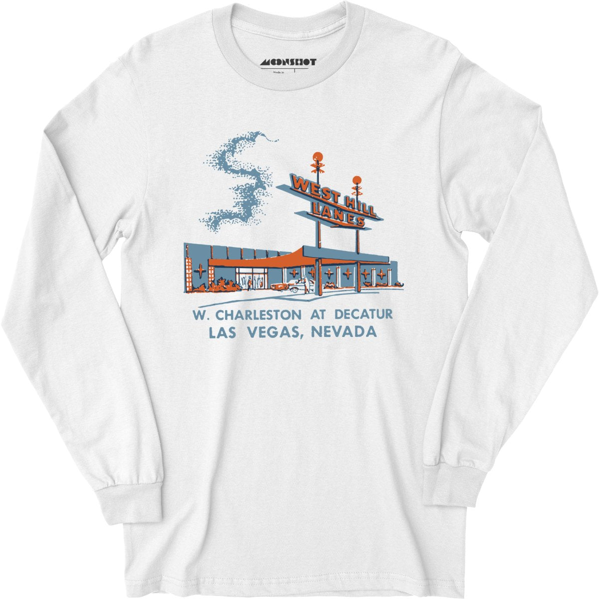 West Hill Lanes - Las Vegas, NV - Vintage Bowling Alley - Long Sleeve