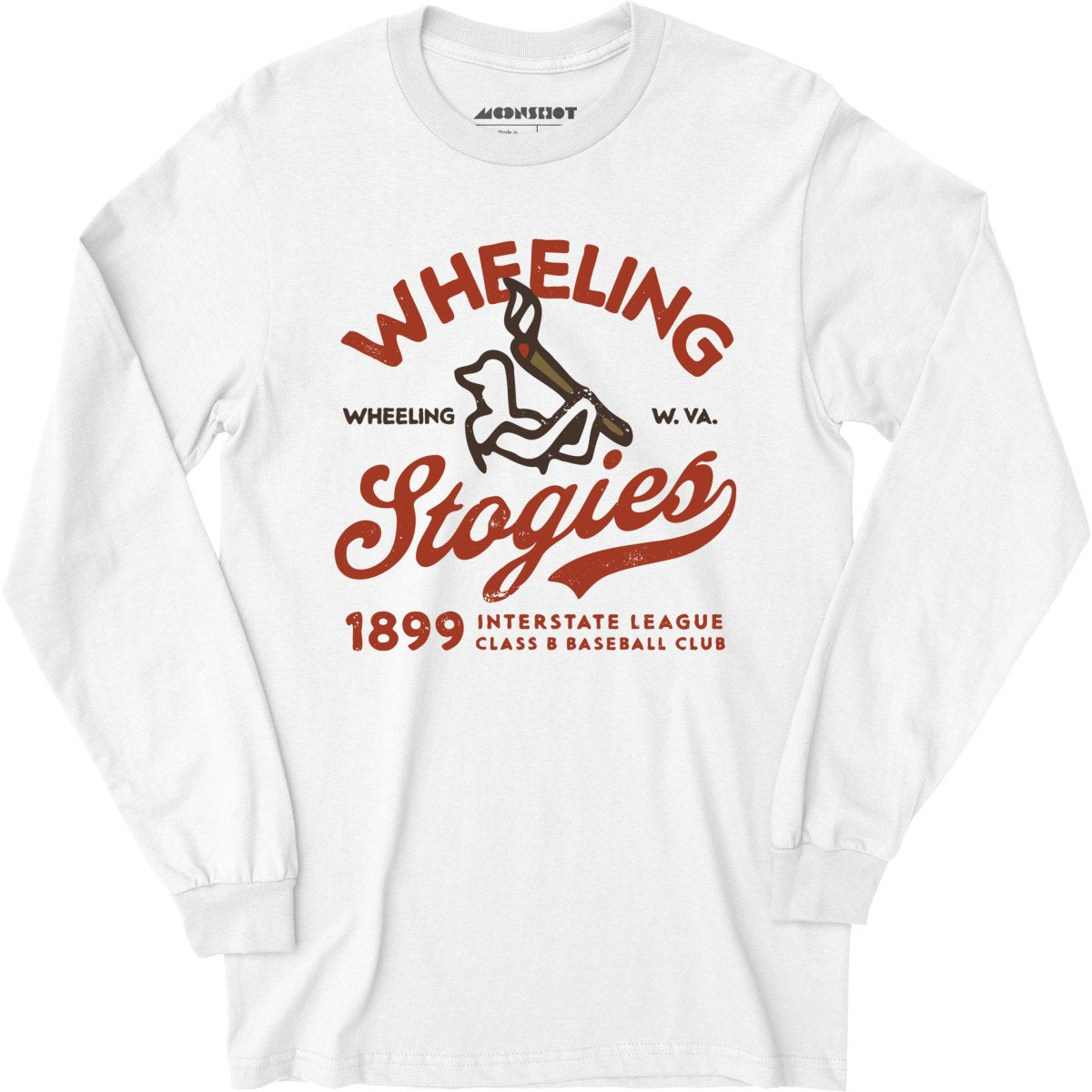 Wheeling Stogies - West Virginia - Vintage Defunct Baseball Teams - Long Sleeve