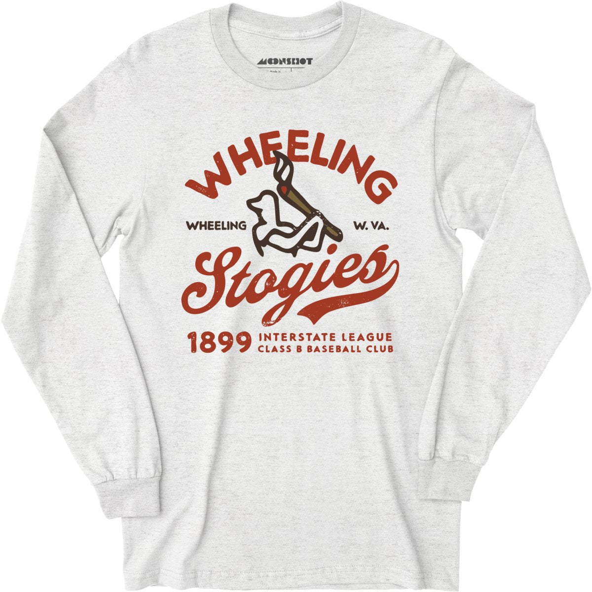 Wheeling Stogies - West Virginia - Vintage Defunct Baseball Teams - Long Sleeve