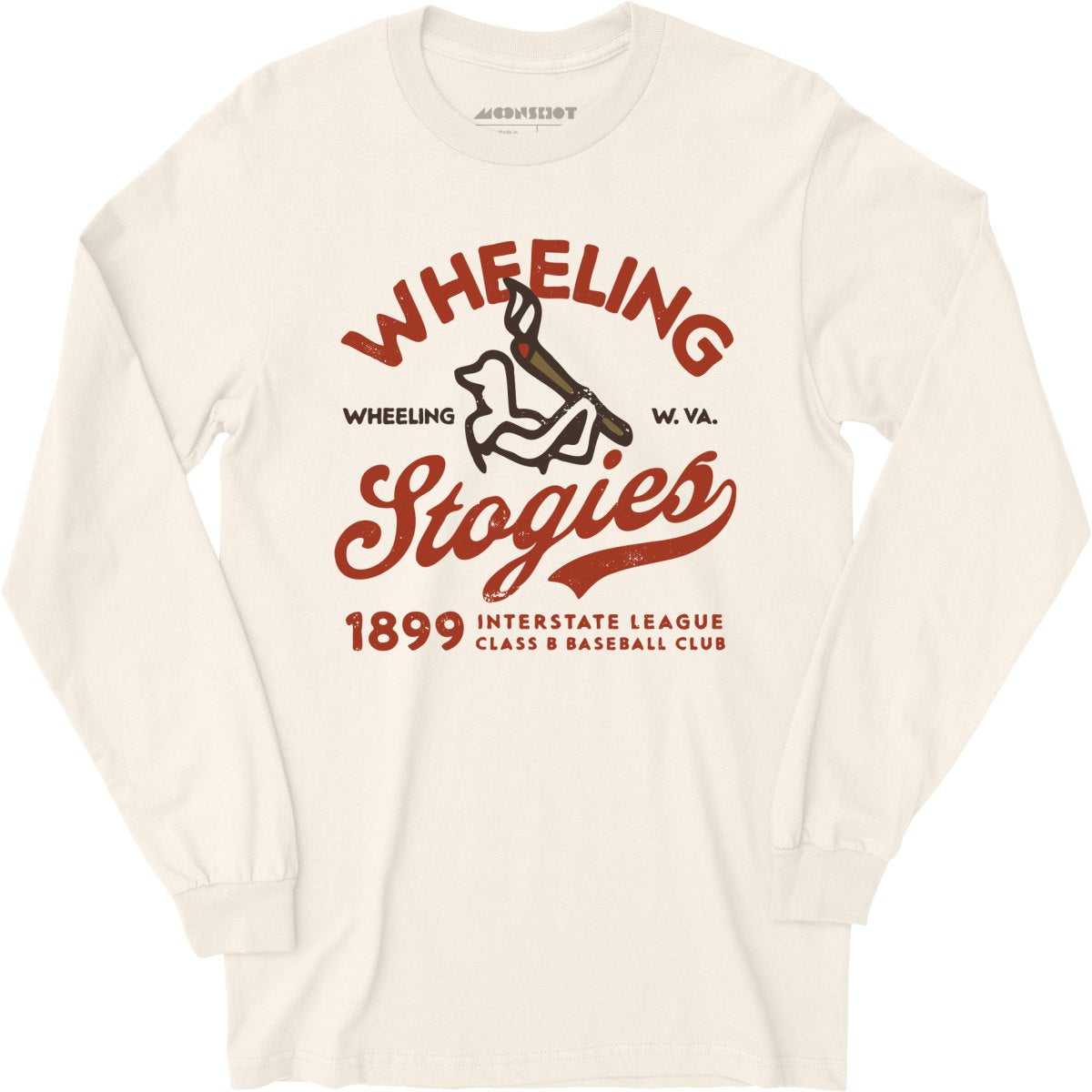 Wheeling Stogies - West Virginia - Vintage Defunct Baseball Teams - Long Sleeve